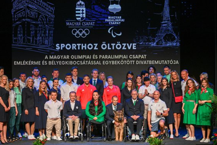 Bemutatták a magyar csapat párizsi olimpiára és paralimpiára tervezett ruhakollekcióit